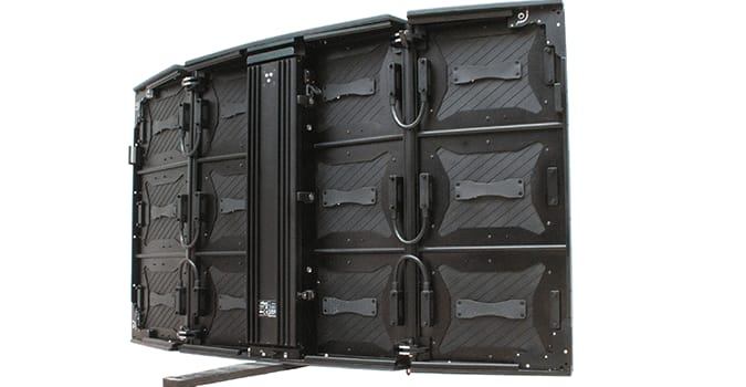 back of LED cabinet