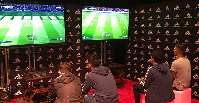 adidas fan activation zone