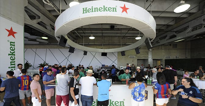 Heinekin fan activation zone 1